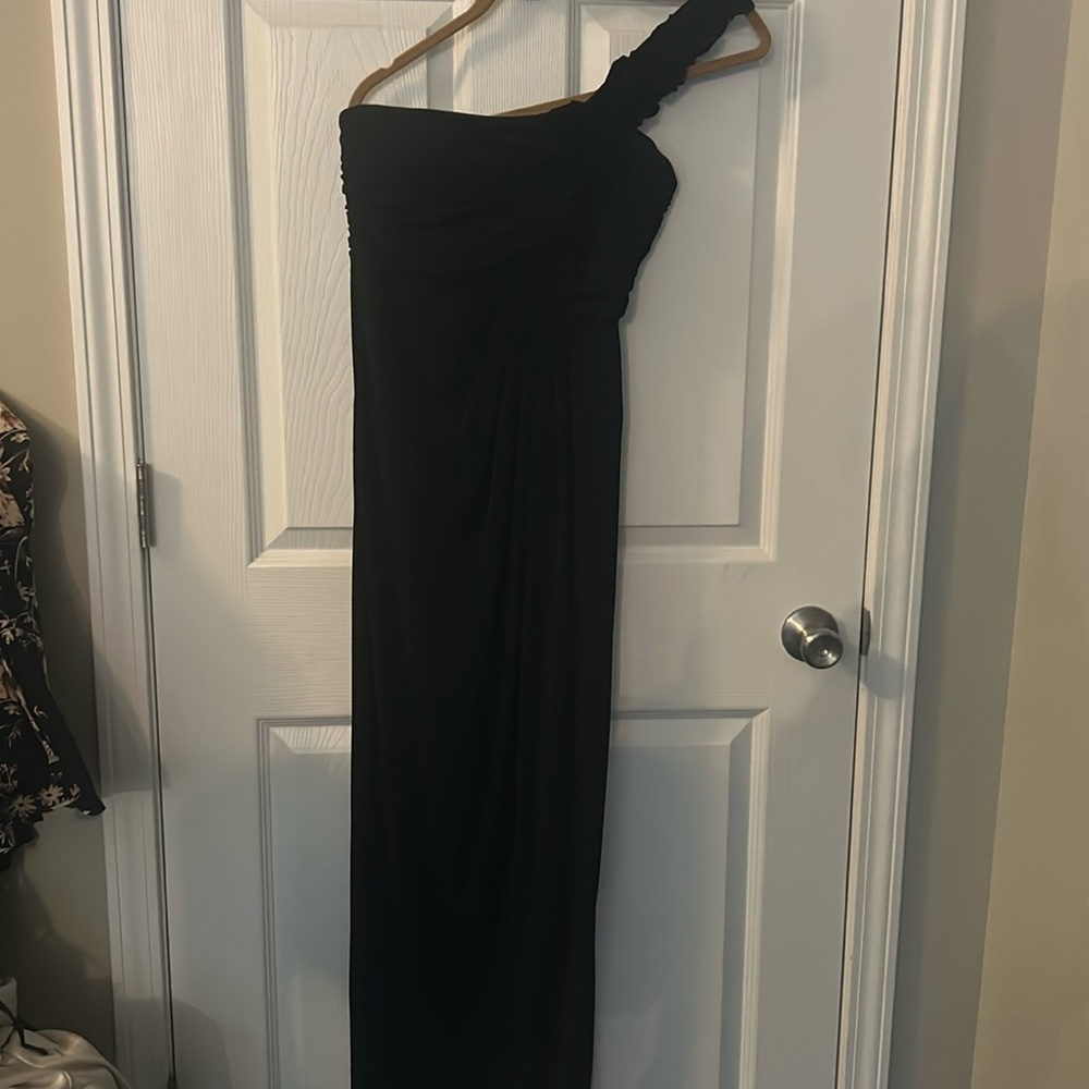 One shoulder long dress